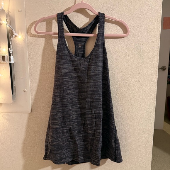 lululemon athletica Tops - lululemon athletica Charcoal Racerback Tank Top